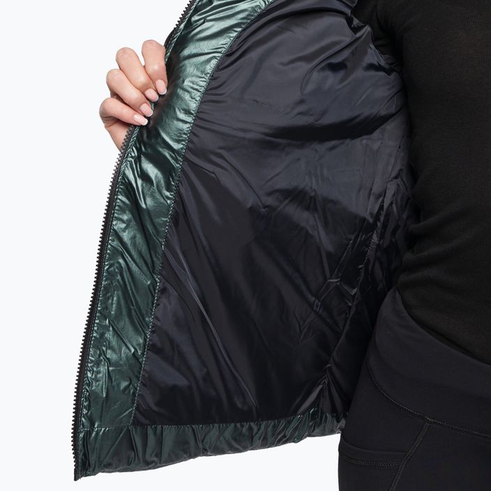 Jachetă în puf pentru femei 4F verde H4Z22-KUDP010 9