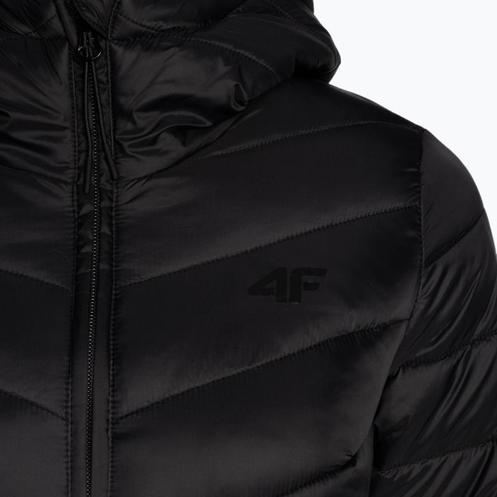 Jachetă în puf pentru femei 4F negru H4Z22-KUDP015 5