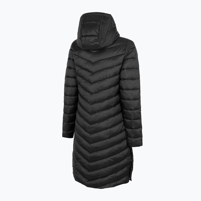 Jachetă în puf pentru femei 4F negru H4Z22-KUDP015 8
