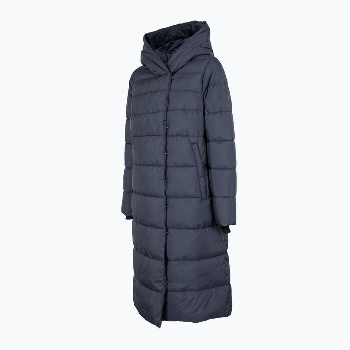 Jachetă în puf pentru femei 4F gri H4Z22-KUDP018 11