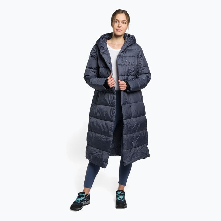 Jachetă în puf pentru femei 4F gri H4Z22-KUDP018 2