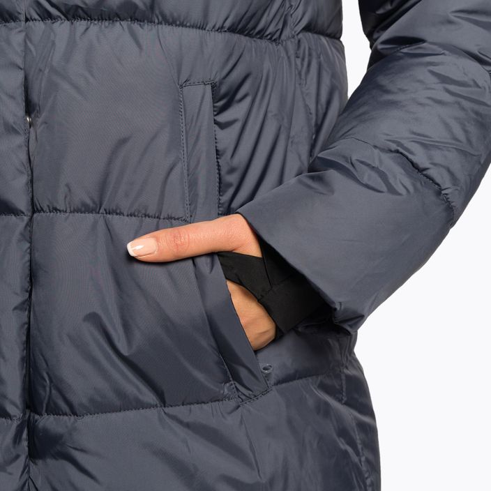 Jachetă în puf pentru femei 4F gri H4Z22-KUDP018 8