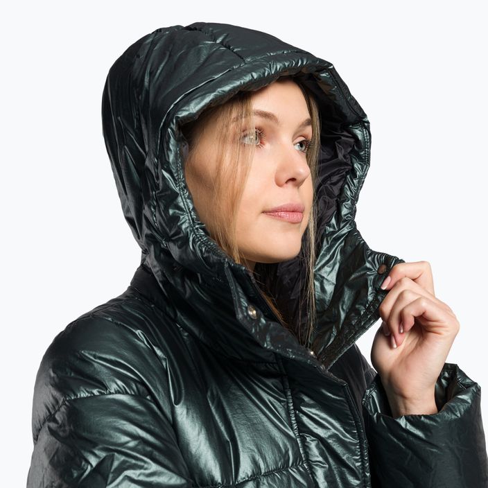 Jachetă în puf pentru femei 4F verde H4Z22-KUDP011 5