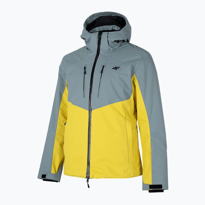 Jachetă de schi pentru bărbați 4F gri-galben H4Z22-KUMN011 8