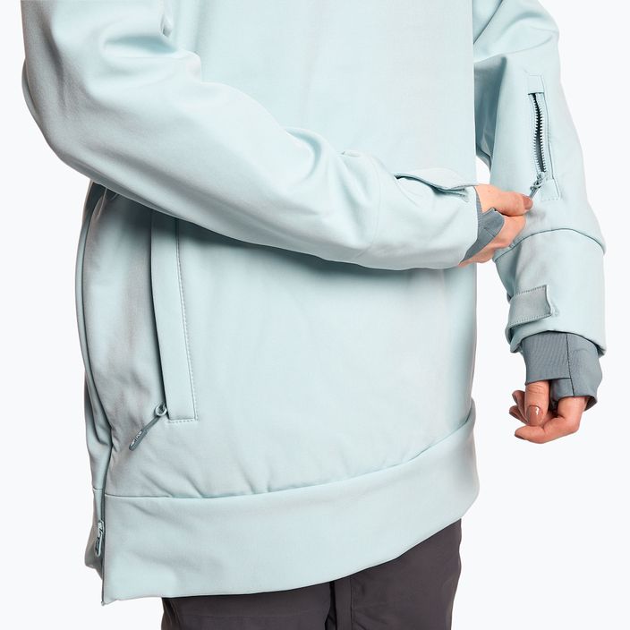 Jachetă de snowboard pentru femei 4F SFD001F softshell albastru deschis H4Z22-SFD001F 6