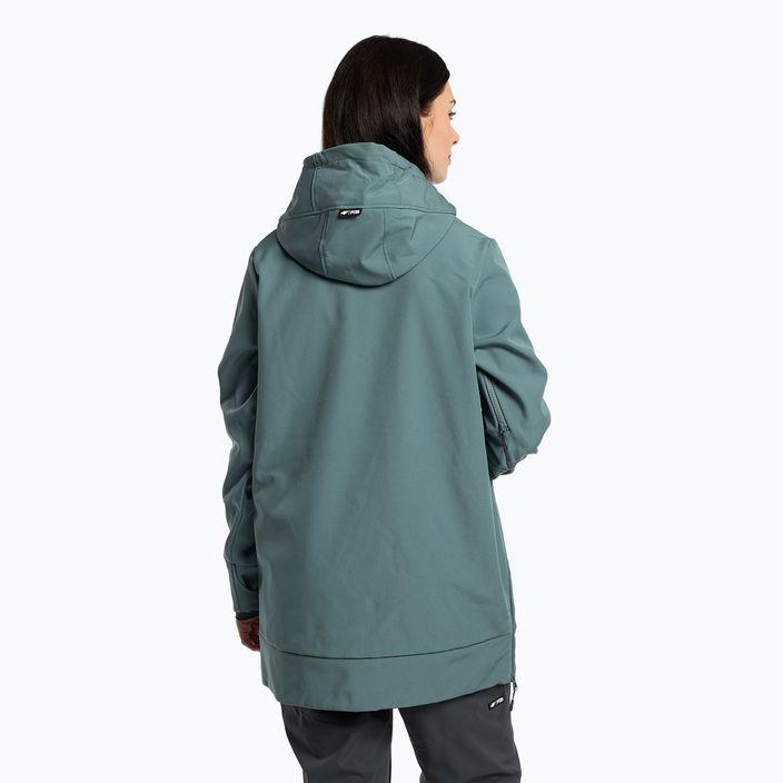 Jachetă de snowboard pentru femei 4F SFD001F softshell albastru H4Z22-SFD001F 3