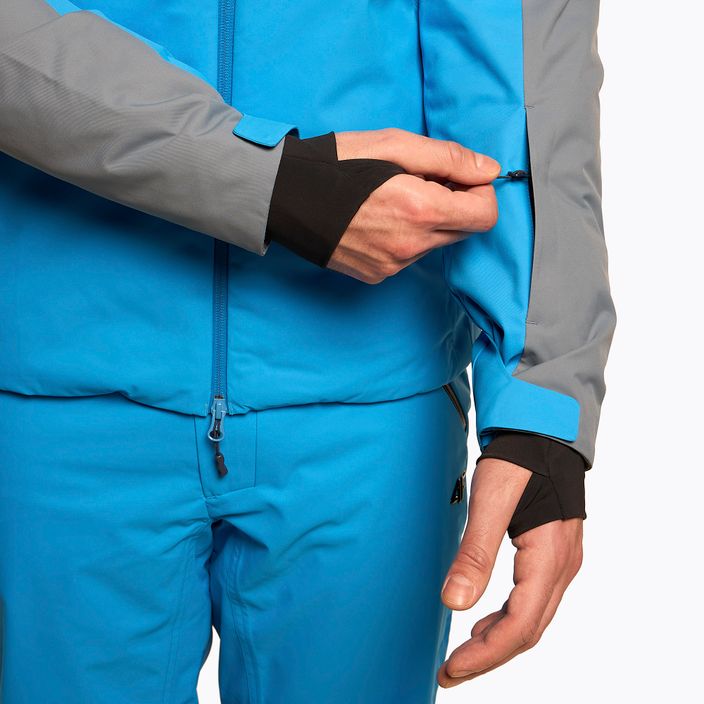 Jachetă de schi pentru bărbați 4F albastru-gri H4Z22-KUMN011 5