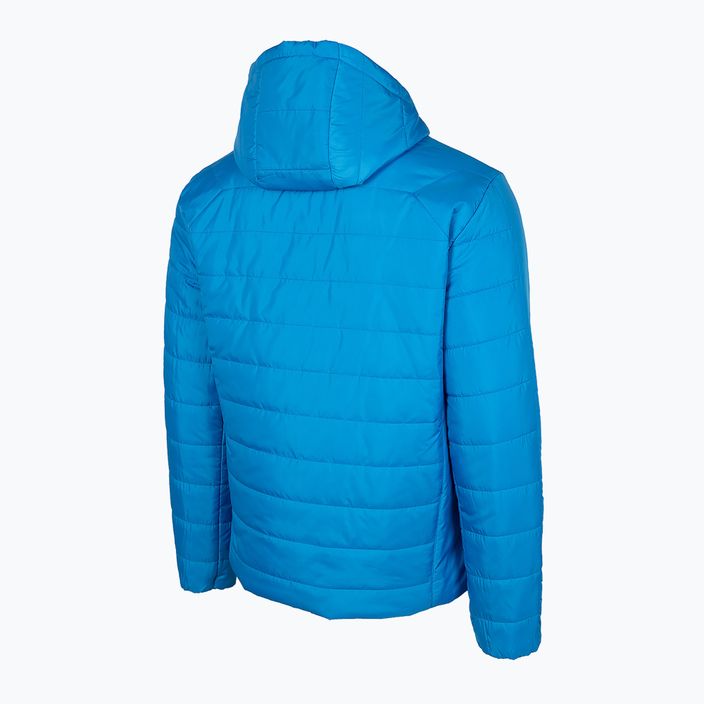 Jachetă de puf pentru bărbați 4F albastru H4Z22-KUMP006 3