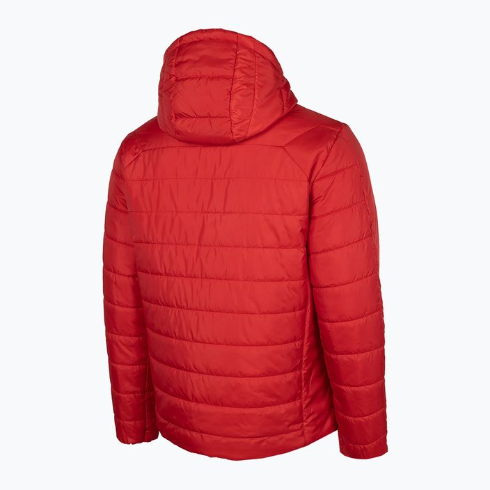 Jachetă de puf pentru bărbați 4F roșu H4Z22-KUMP006 3