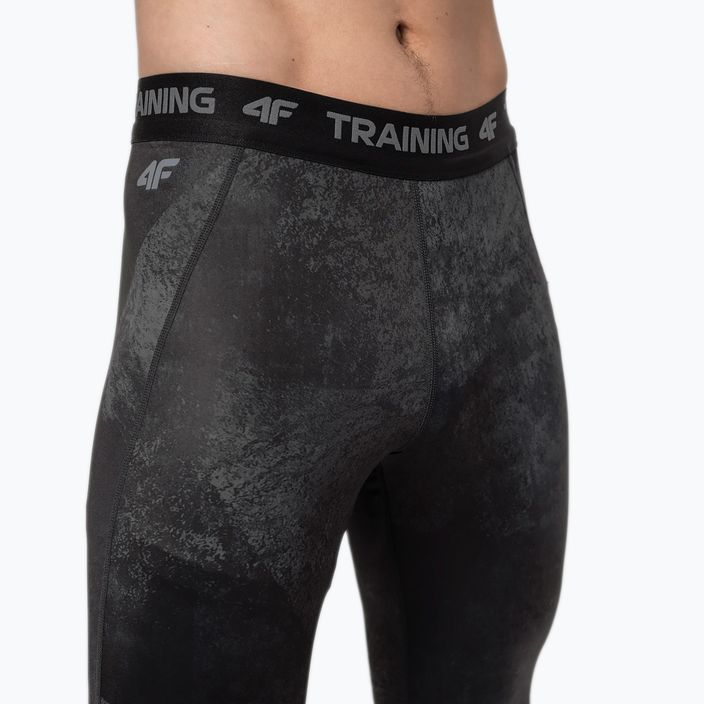 Pantaloni de antrenament pentru bărbați 4F H4Z22-SPMF011 negru 4