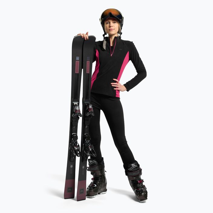 Pulover de schi pentru femei 4F BIDP011 fleece negru H4Z22-BIDP011 2