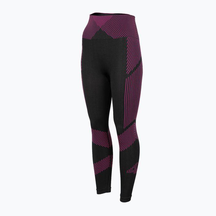 Pantaloni termoactivi pentru femei 4F negru-roz H4Z22-BIDB031D 2