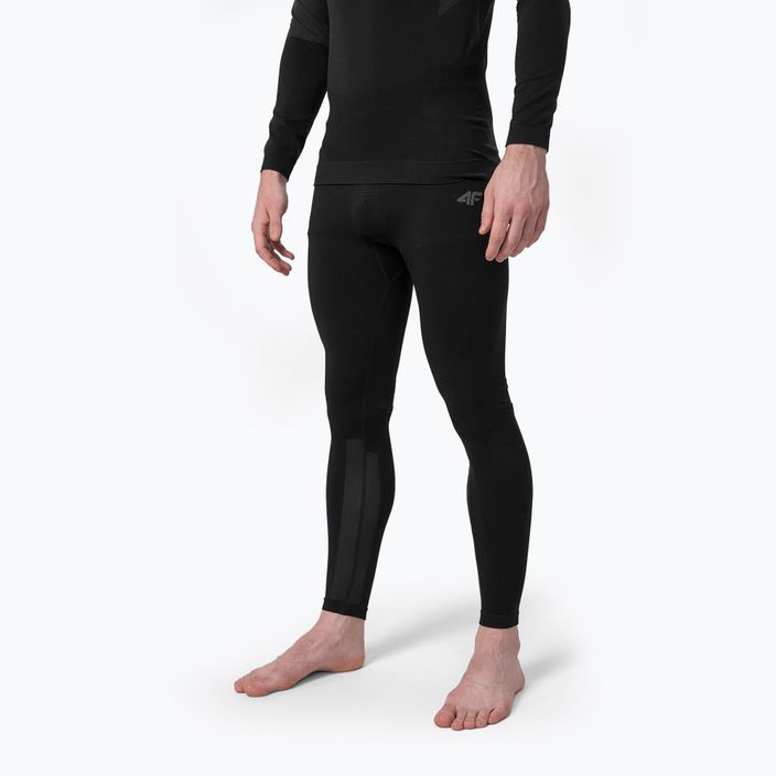 Pantaloni termoactivi pentru bărbați 4F negru H4Z22-BIMB030D