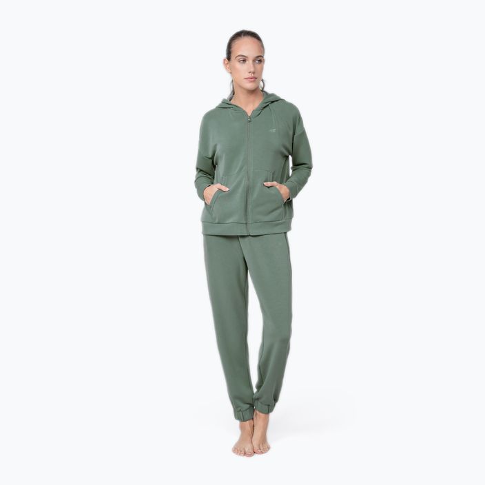 Pantaloni de yoga pentru femei 4F H4Z22-SPDD022 verde 2
