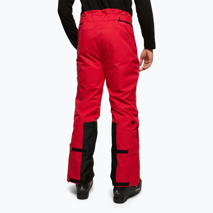 Pantaloni de schi pentru bărbați 4F roșu H4Z22-SPMN006 3