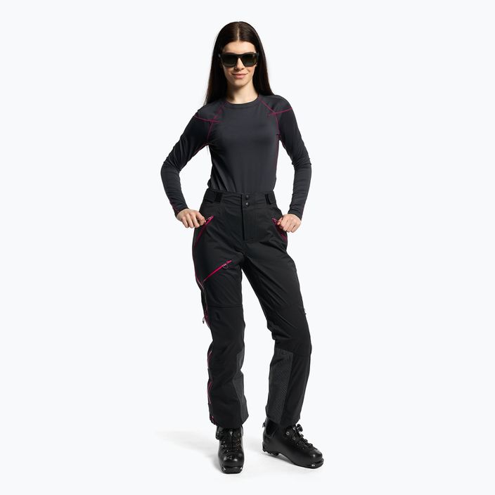 Pantaloni de schi de tură pentru femei 4F grafit H4Z22-SPDN005 2