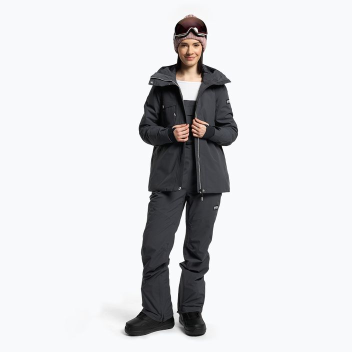 Jachetă de snowboard pentru femei 4F gri închis H4Z22-KUDS001 2