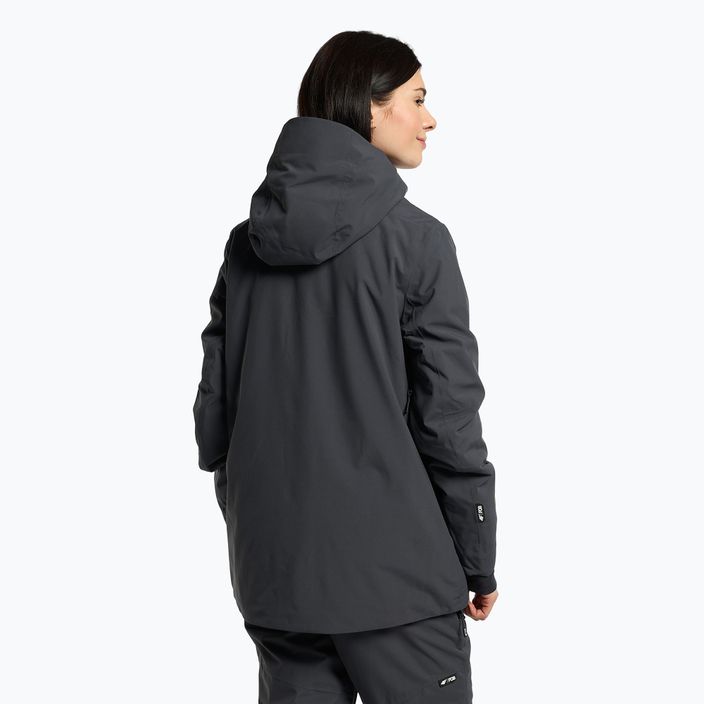 Jachetă de snowboard pentru femei 4F gri închis H4Z22-KUDS001 3