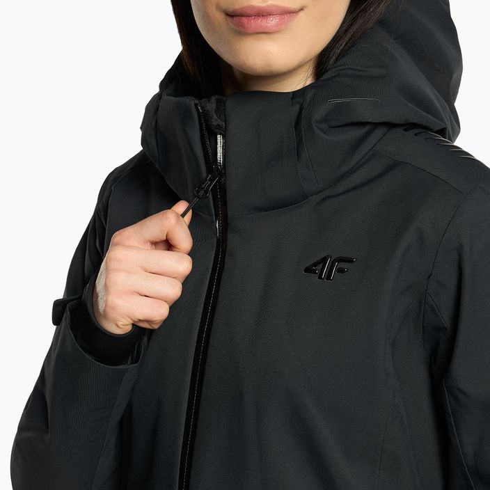 Jachetă de schi pentru femei 4F negru H4Z22-KUDN010 5