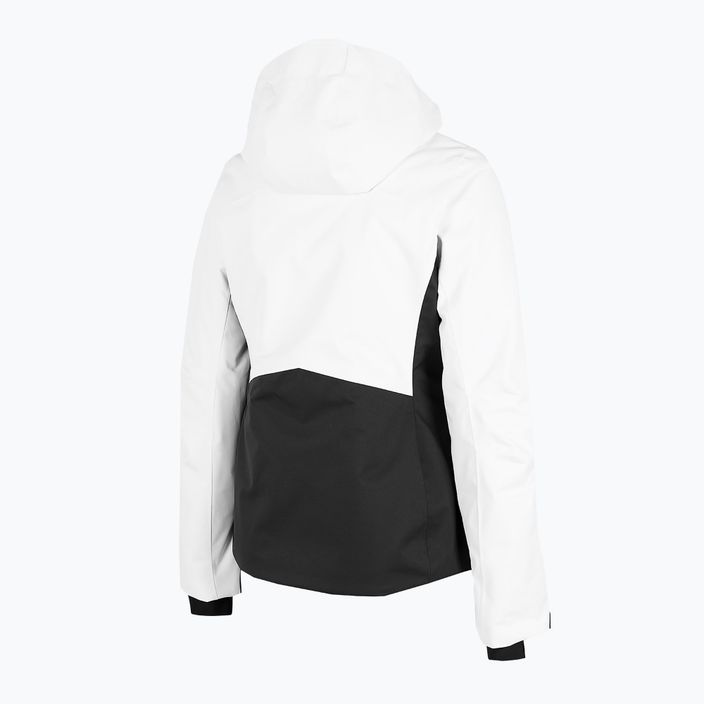 Jachetă de schi pentru femei 4F alb H4Z22-KUDN010 8