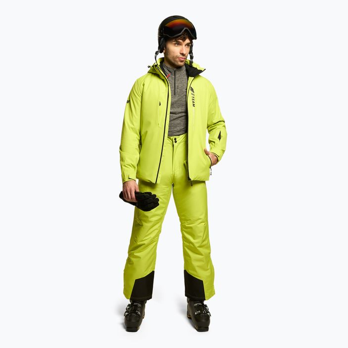 Jachetă de schi pentru bărbați 4F verde H4Z22-KUMN003 2
