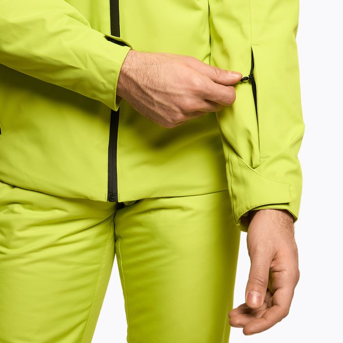 Jachetă de schi pentru bărbați 4F verde H4Z22-KUMN003 5