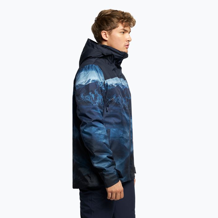 Jachetă de schi pentru bărbați 4F albastru marin H4Z22-KUMN006 3