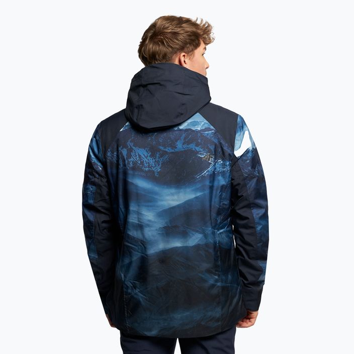 Jachetă de schi pentru bărbați 4F albastru marin H4Z22-KUMN006 4