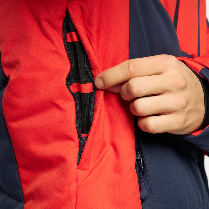 Jachetă de schi pentru bărbați 4F roșu-verde H4Z22-KUMN007 9
