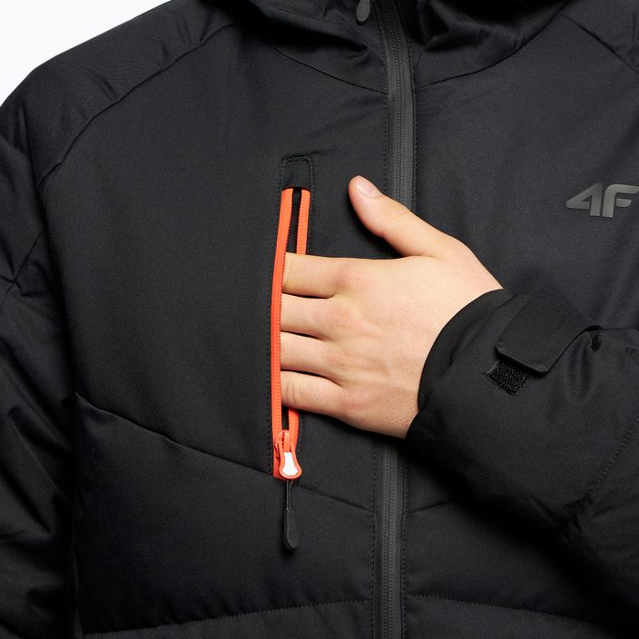 Jachetă de schi pentru bărbați 4F negru H4Z22-KUMN007 8