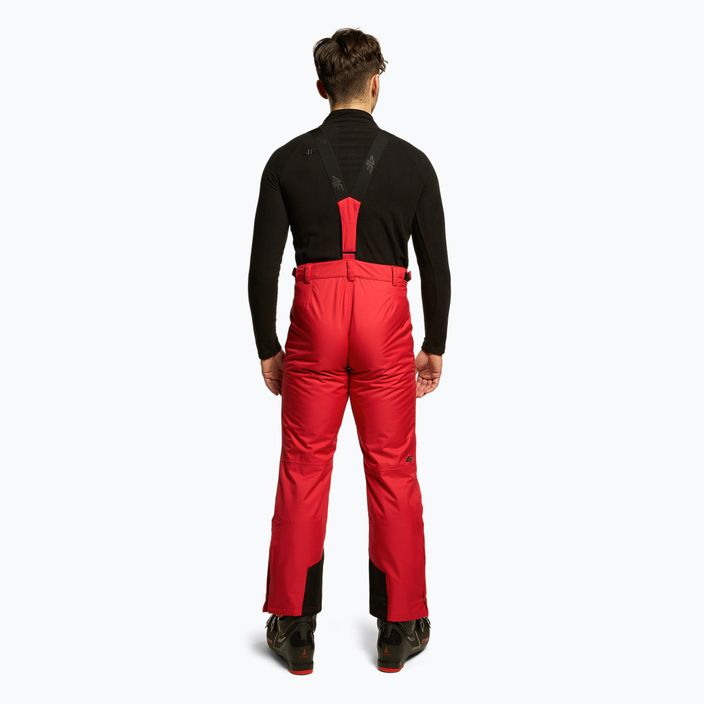 Pantaloni de schi pentru bărbați 4F roșu H4Z22-SPMN001 3