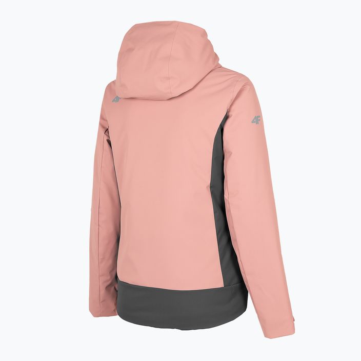 Jachetă de schi pentru femei 4F roz H4Z22-KUDN002 8
