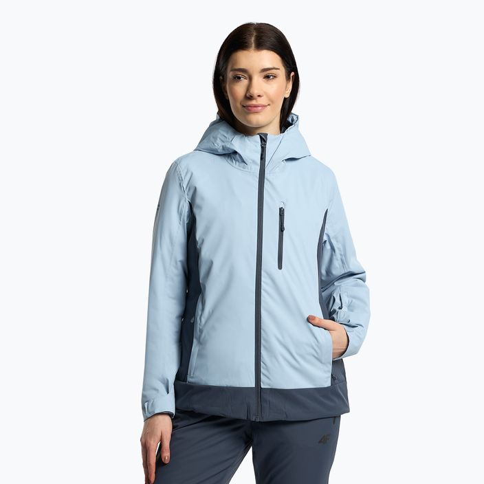 Jachetă de schi pentru femei 4F albastru H4Z22-KUDN002