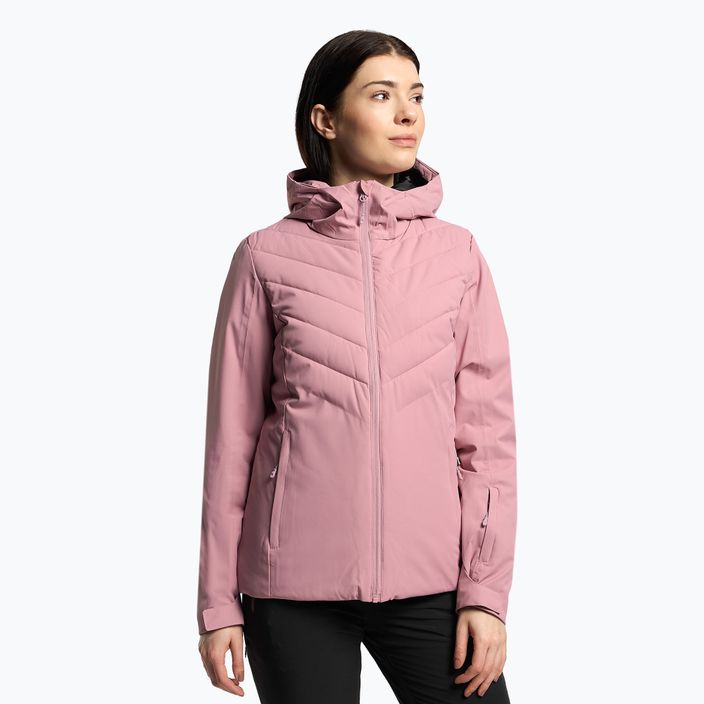 Jachetă de schi pentru femei 4F roz H4Z22-KUDN003
