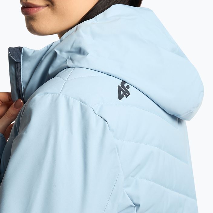 Jachetă de schi pentru femei 4F albastru H4Z22-KUDN003 5