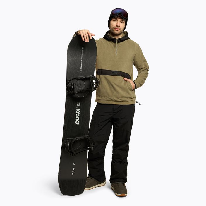 Hanorac de snowboard pentru bărbați 4F PLM011 kaki H4Z22-PLM011 2