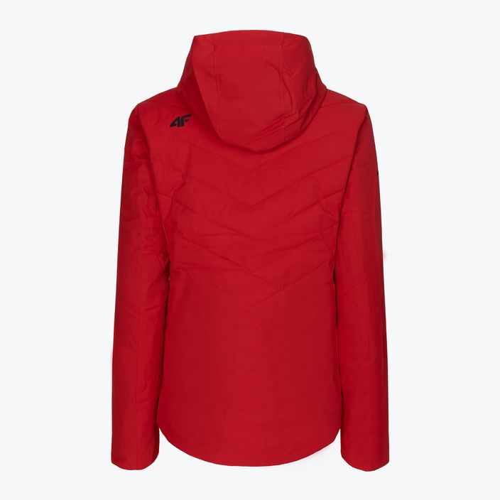Jachetă de schi pentru femei 4F roșu H4Z21-KUDN003 14