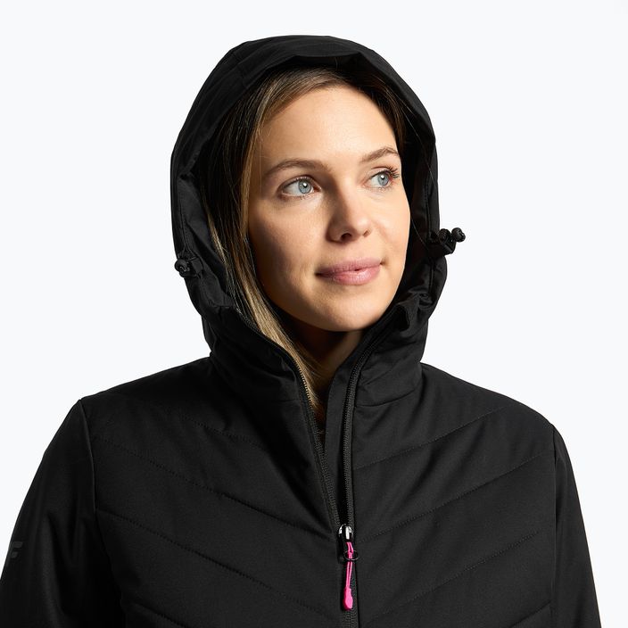 Jachetă de schi pentru femei 4F negru H4Z21-KUDN003 5