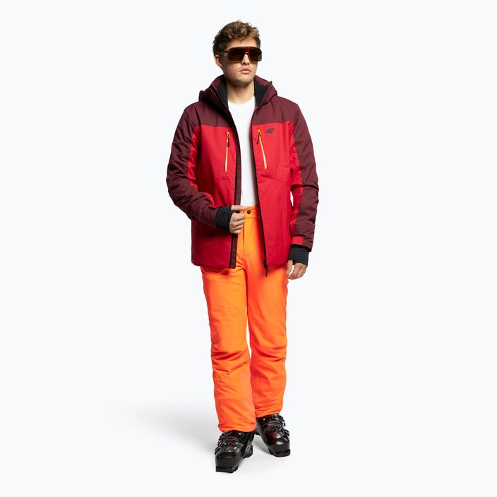 Jachetă de schi 4F pentru bărbați maro H4Z21-KUMN014 2