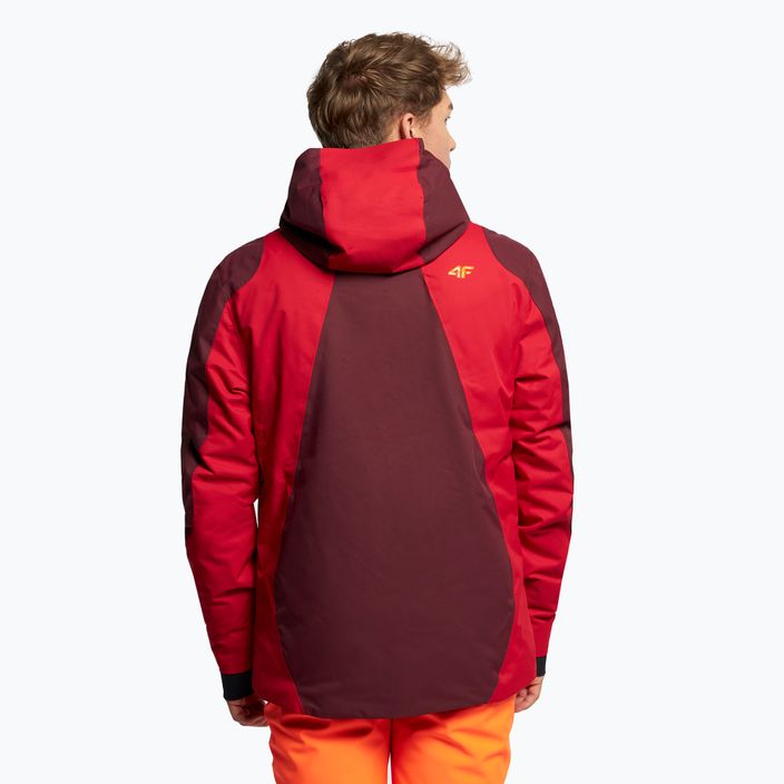 Jachetă de schi 4F pentru bărbați maro H4Z21-KUMN015 4