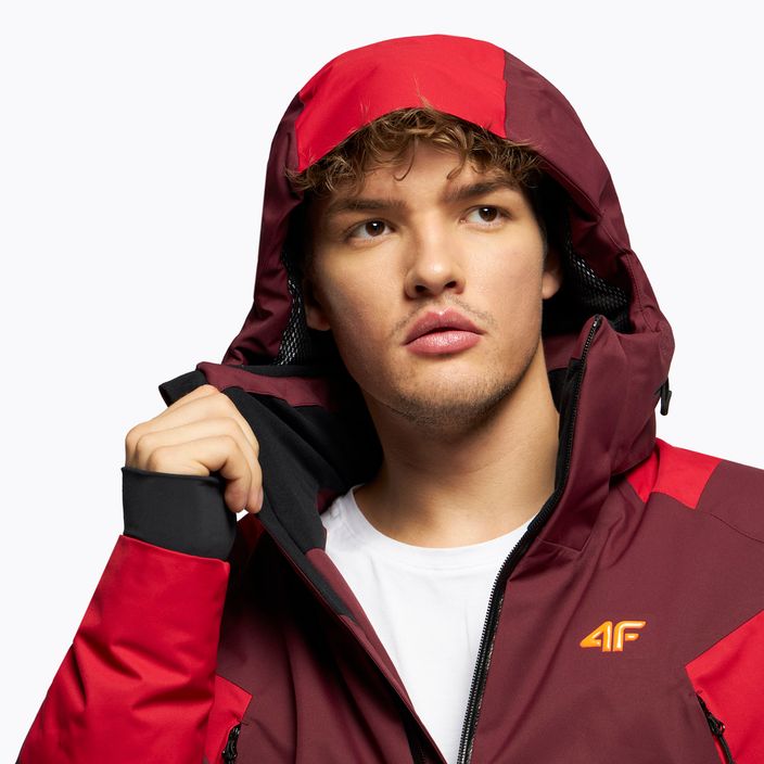 Jachetă de schi 4F pentru bărbați maro H4Z21-KUMN015 5