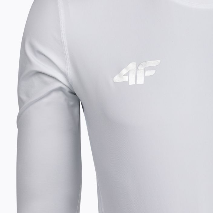 Tricou de antrenament pentru bărbați 4F Functional alb S4L21-TSMLF051-10S 3