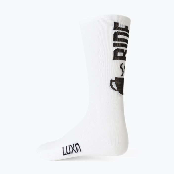 LUXA Coffee Ride șosete de ciclism alb LAM21SCRWS1 5
