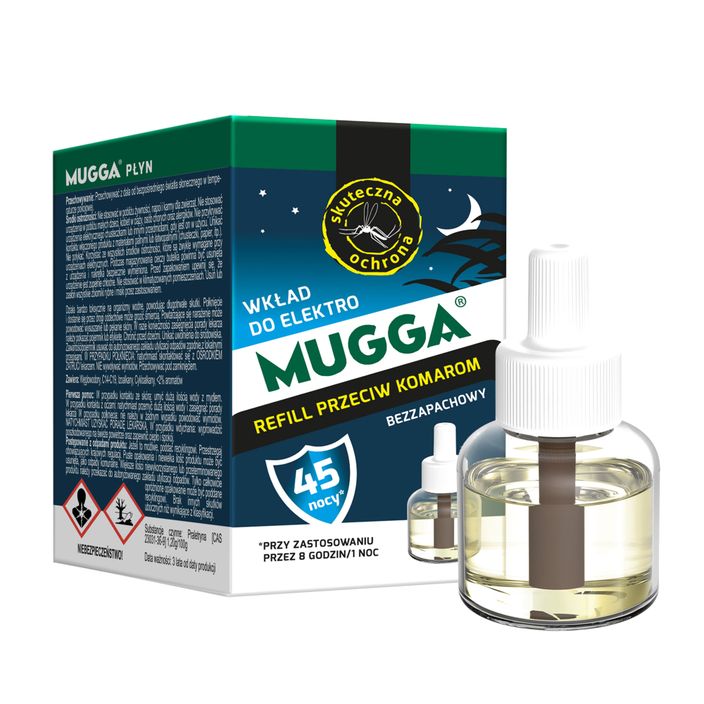 Mugga 45 night electro repelent de țânțari de noapte refill 2