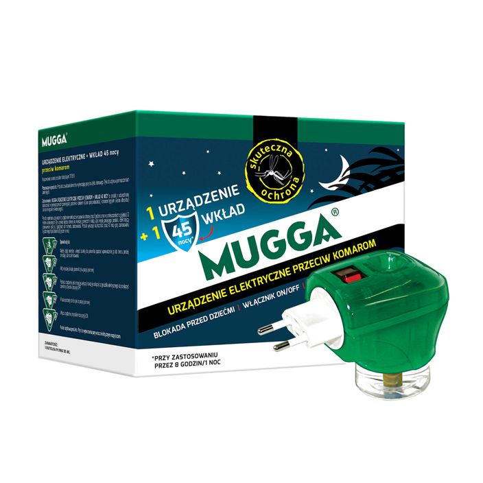 Repelent de țânțari cu contact electric+ Reîncărcare Mugga 45 de nopți 2
