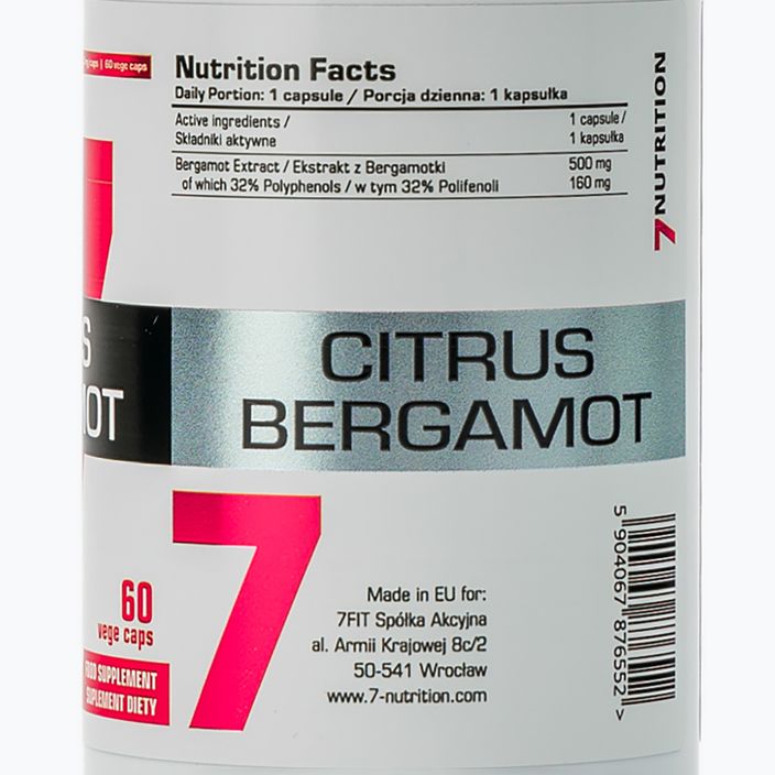 Citrus Bergamot 7Nutrition sistem circulator 60 capsule 7Nu000481 3