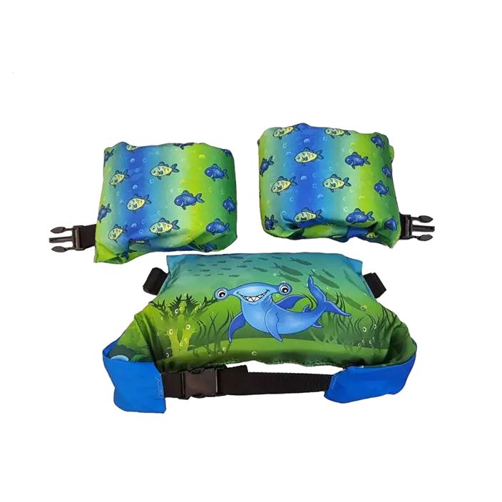 Aquarius Puddle Jumper pentru copii de înot pentru înot vesta Shark verde 1070 2