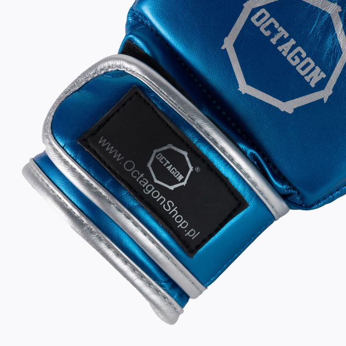 Octagon MMA mănuși de grappling albastru 5