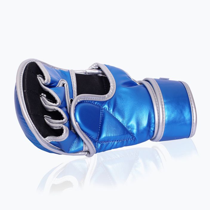 Mănuși de sparing Octagon Mettalic MMA blue 4