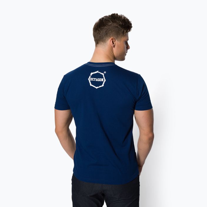Tricou Octagon Logo pentru bărbați Smash albastru 3